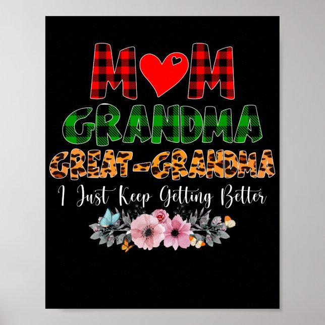 Poster Maman grand-mère grand grand-mère mieux plaider (Devant)
