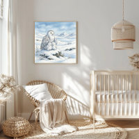 Maman Harfang des neiges et la nurserie des Owlets