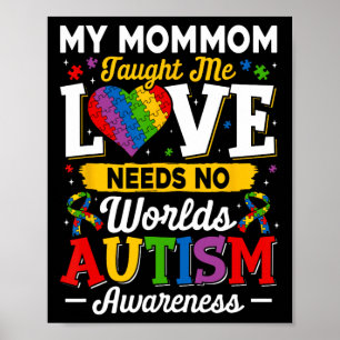 Poster Maman M'A Appris L'Amour N'A Pas Besoin De Mots Au