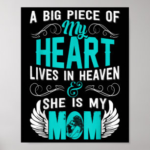 Poster Maman Memorial Day Mon Ange Gardien Un Gros Morcea