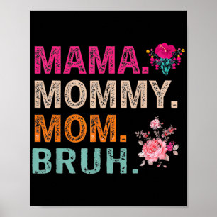 Poster Maman Noun Définition Funny Mama Fête des mères