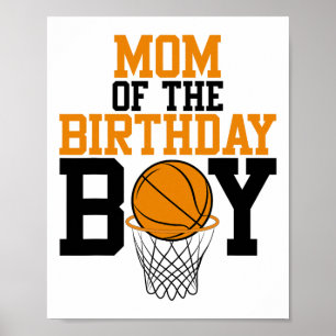 Poster Maman Of The Birthday Boy Sketll Family Birthday