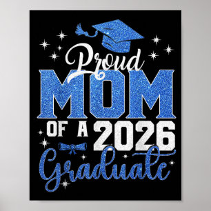 Poster Maman remise de diplôme senior 2026 maman fière d'
