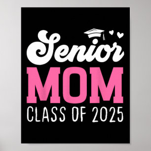 Poster Maman Senior 2025 Fière Maman D'un Cl De 2025 Reto