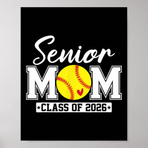 Poster Maman senior Cl de 2026 graduation de maman en sof