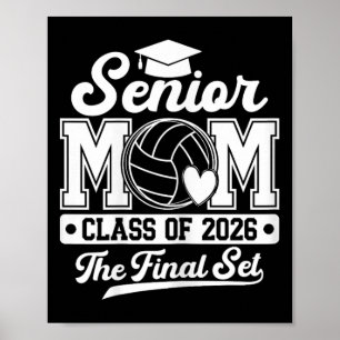 Poster Maman senior de volley Le dernier set Cl de la pro