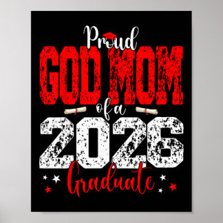 Poster Maman spirituelle fière de la promotion 2026 d'un 