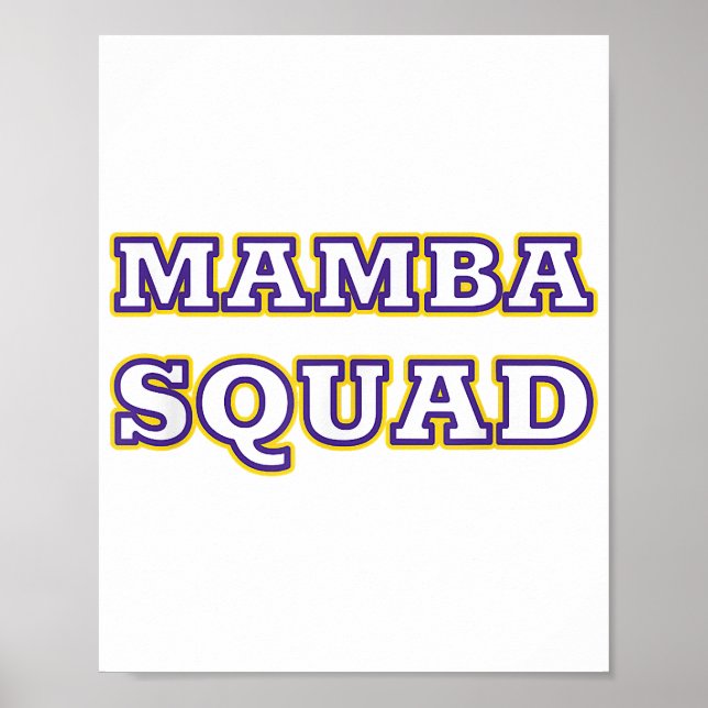 Poster Mamba Squad drôle Vêtements pour Amateur de serpen (Devant)
