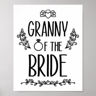 Poster Mamie De La Famille Mariage Mariage Mariage Mariag