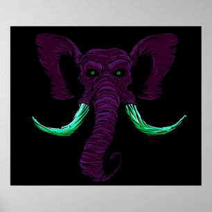 Poster Mammoth Blacklight