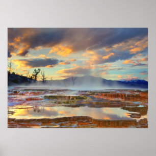 Poster Mammoth Hot Springs