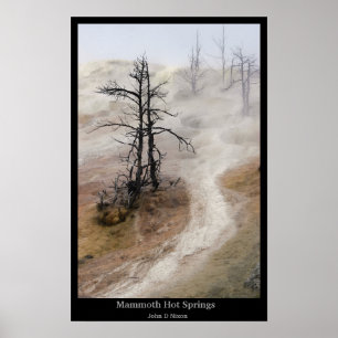 Poster Mammoth Hot Springs
