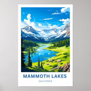 Poster Mammoth Lakes California Travel Imprimer
