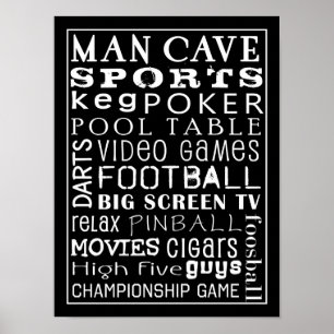 Poster Man Cave