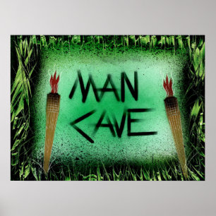 Poster Man Cave Tiki