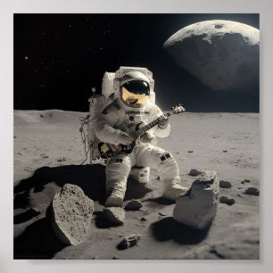 Poster Man on the moon series