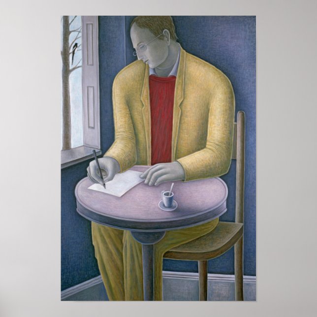 Poster Man Writing 2004 (Devant)