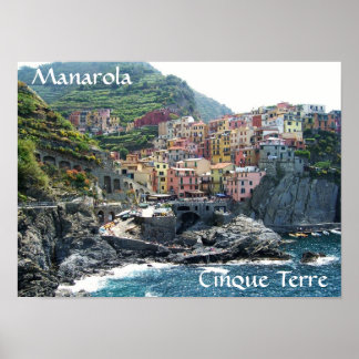 Poster Manarola Cinque Terre