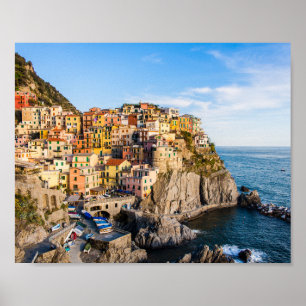 Poster Manarola, Cinque Terre, Ligurie, Italie