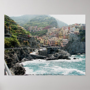 Poster Manarola, Italy