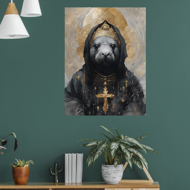 Poster Manatee Nun (Salon 1)