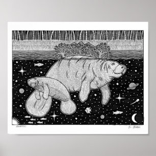 Poster Manatees