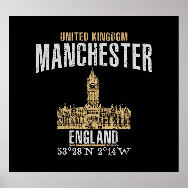 Poster Manchester (Devant)