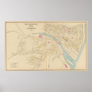 Poster Manchester, NH, W Manchester, salle 8