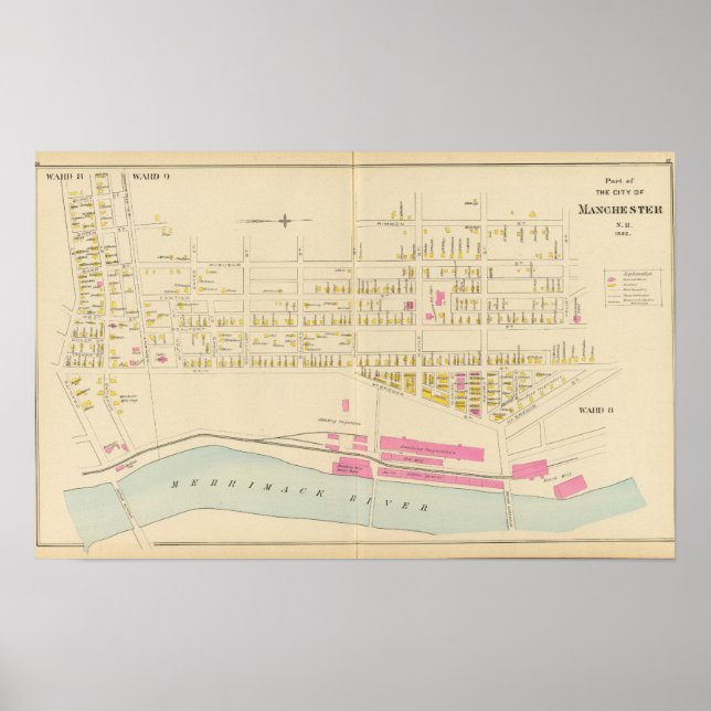 Poster Manchester, NH, Ward 89 (Devant)