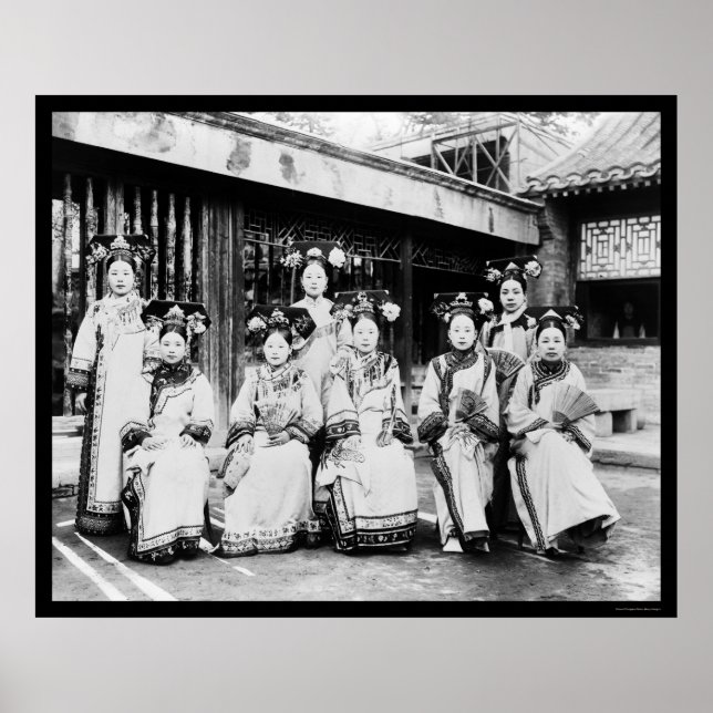 Poster Manchu China Ladies 1918 (Devant)