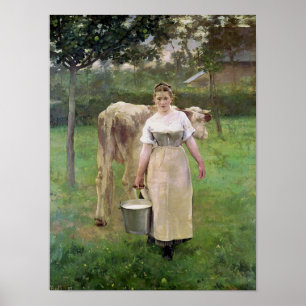Poster Manda Lametrie, La Fermière, 1887