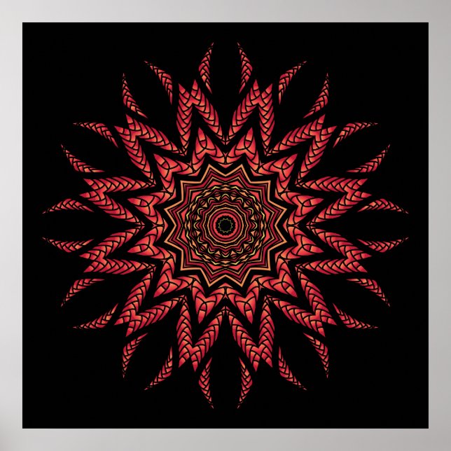 Poster Mandala (Devant)
