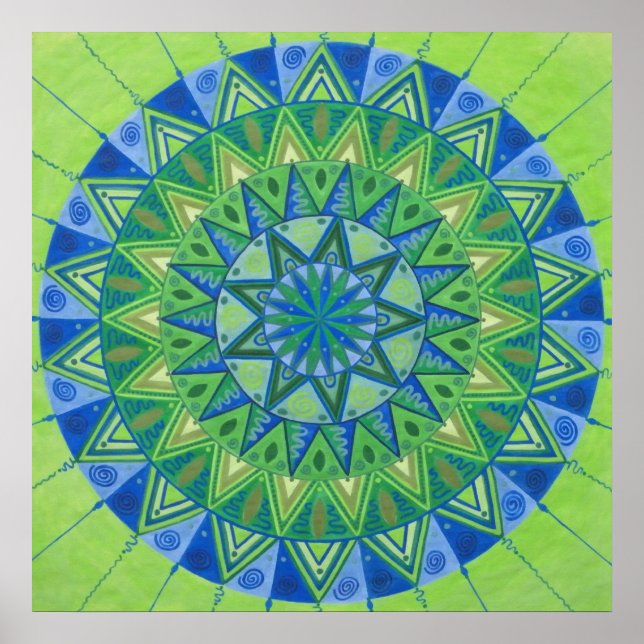 Poster Mandala (Devant)