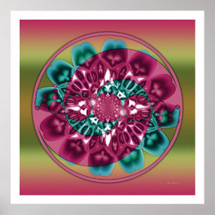 Poster Mandala 1 de cercle de culture