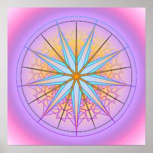 Poster Mandala #1 rêveur