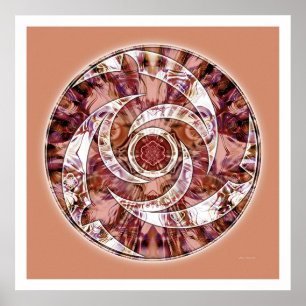 Poster Mandala 3 de cercle de culture