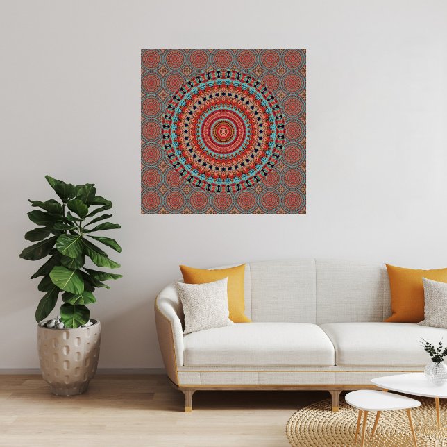 Poster Mandala 6 Glossy (Créateur téléchargé)