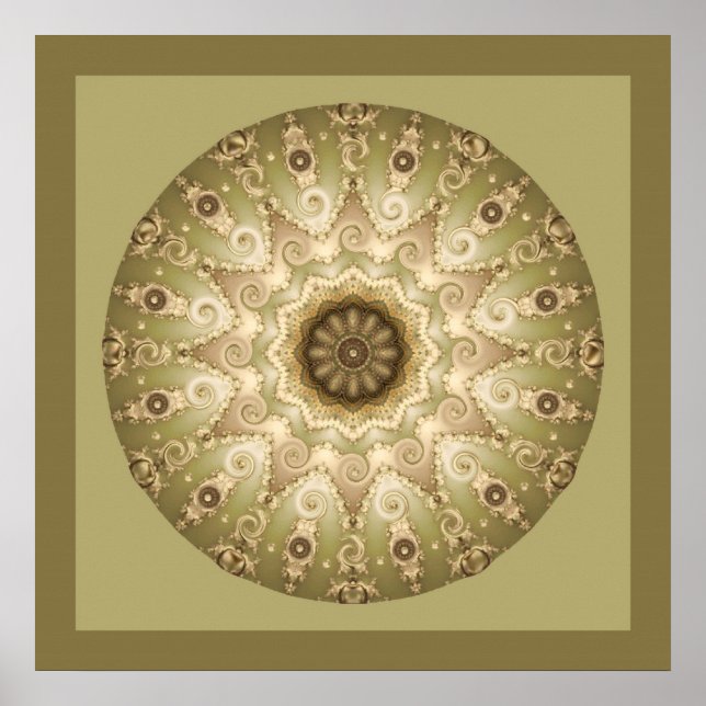 Poster Mandala 77 (Devant)