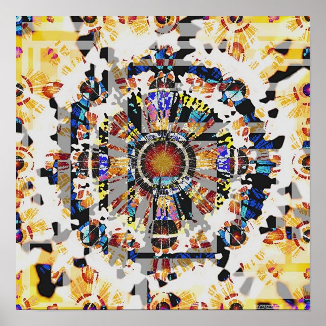 Poster Mandala 8 (Devant)