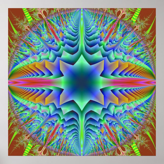 Poster Mandala bulgare (Devant)