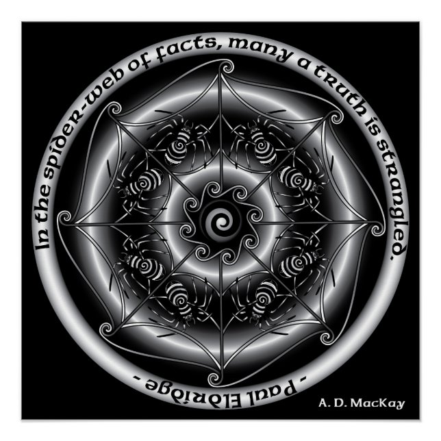 Poster Mandala celtique (Devant)