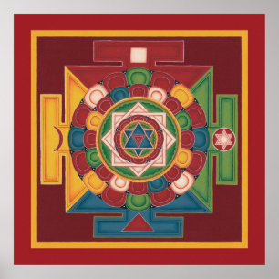 POSTER Mandala de 5 éléments - à partir de 14,25 $