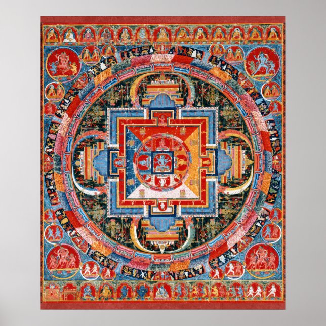 Poster Mandala de Jnanadakini (Devant)