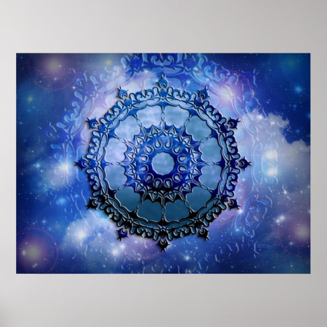 Poster Mandala de l'Esprit Celtique (Devant)