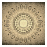 mandala ethnique sur arrière - plan grognon