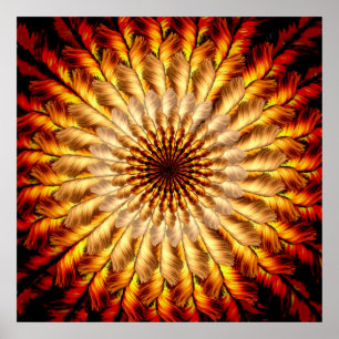 Poster Mandala fait varier le pas de Sun