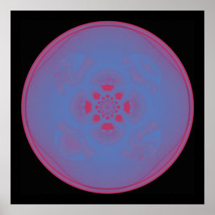 Poster Mandala Fractal