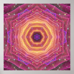 Poster Mandala hyper de porte