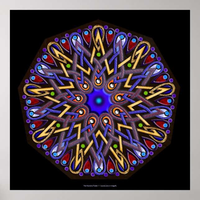 Poster MANDALA I (Devant)