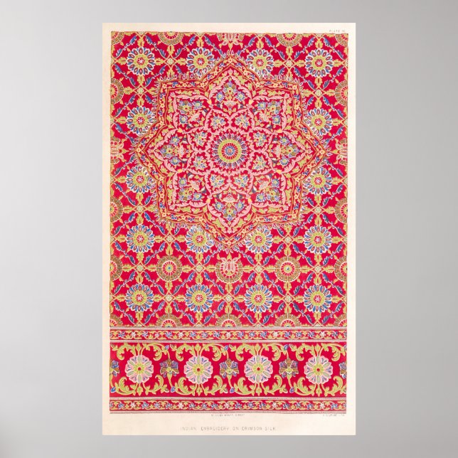 Poster Mandala indien (Devant)